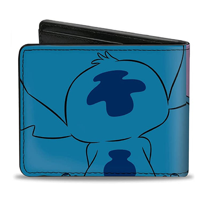 Disney Lilo and Stitch Stitch Smiling Pose Close Up Bi-Fold Wallet
