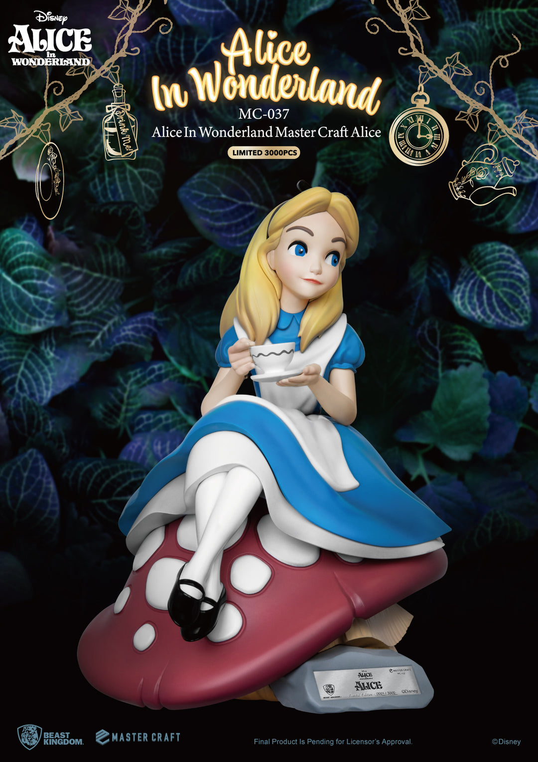 Beast Kingdom Alice in Wonderland: Alice MC-037 Master Craft Statue