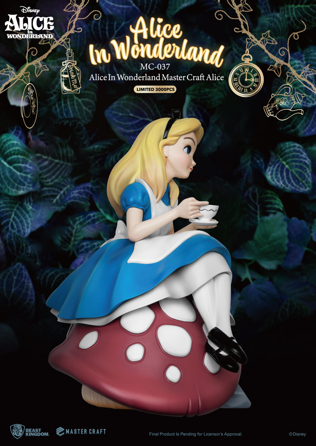 Beast Kingdom Alice in Wonderland: Alice MC-037 Master Craft Statue