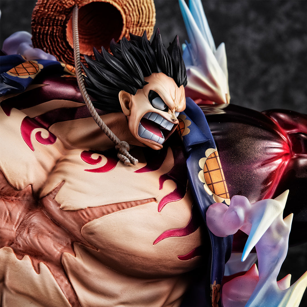 Megahouse Portrait of Pirates One Piece SA-Maximum Monkey D. Luffy Gear Four Boundman Ver.2 Figure