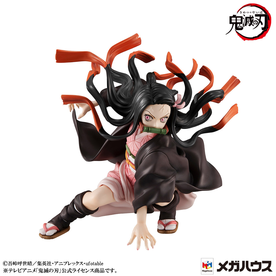 Megahouse Demon Slayer Kimetsu no Yaiba Tanjiro Nezuko Kamado Precious G.E.M. Series Figure Set