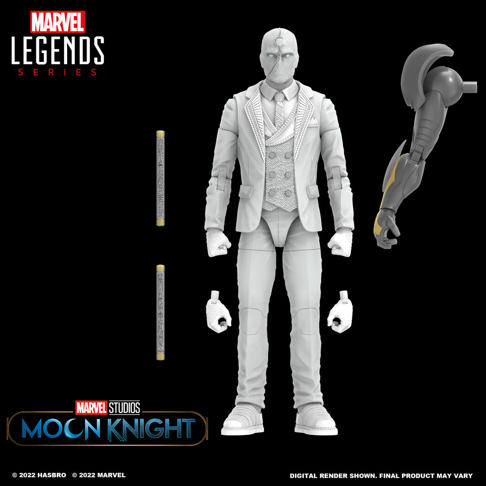 Marvel Legends Series Disney Plus Moon Knight Mr. Knight 6-inch Action Figure