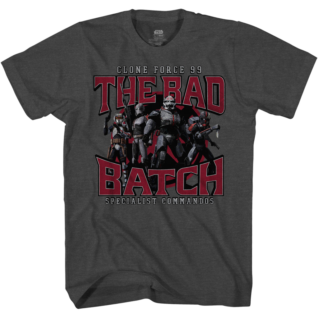 Star Wars The Clone Wars - Clone Force 99 The Bad Batch Adult T Shirt