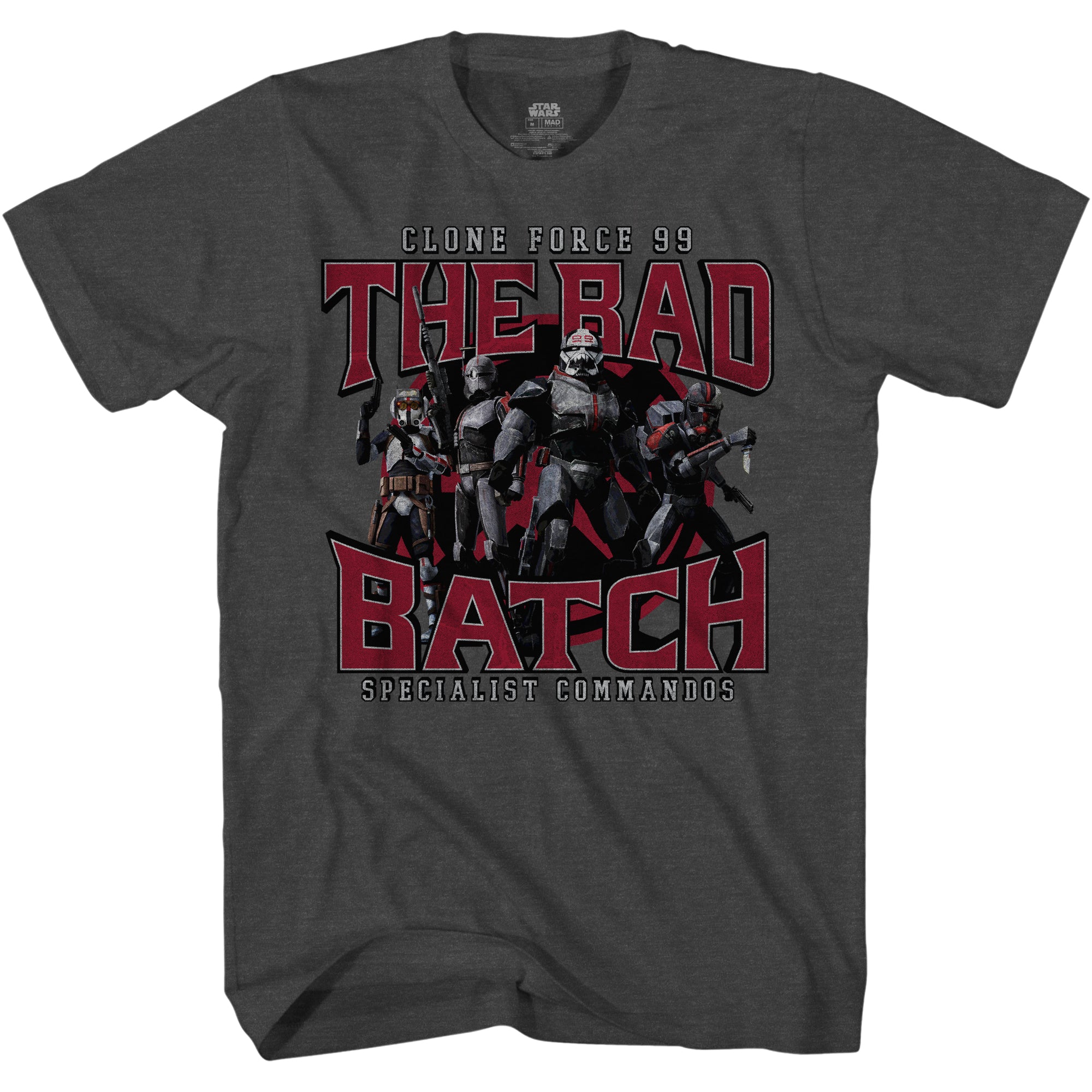Star Wars The Clone Wars - Clone Force 99 The Bad Batch Adult T Shirt