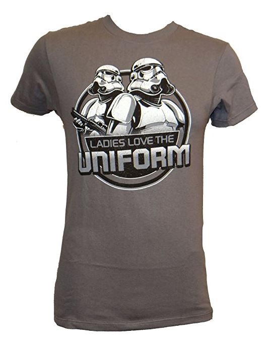 Star Wars Movie Ladies Love The Uniform Adult T-Shirt