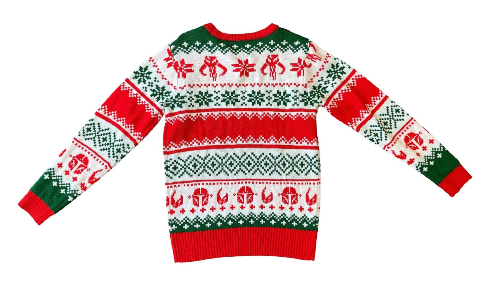 Star Wars The Mandalorian The Child with Lights Adult Ugly Christmas Sweater