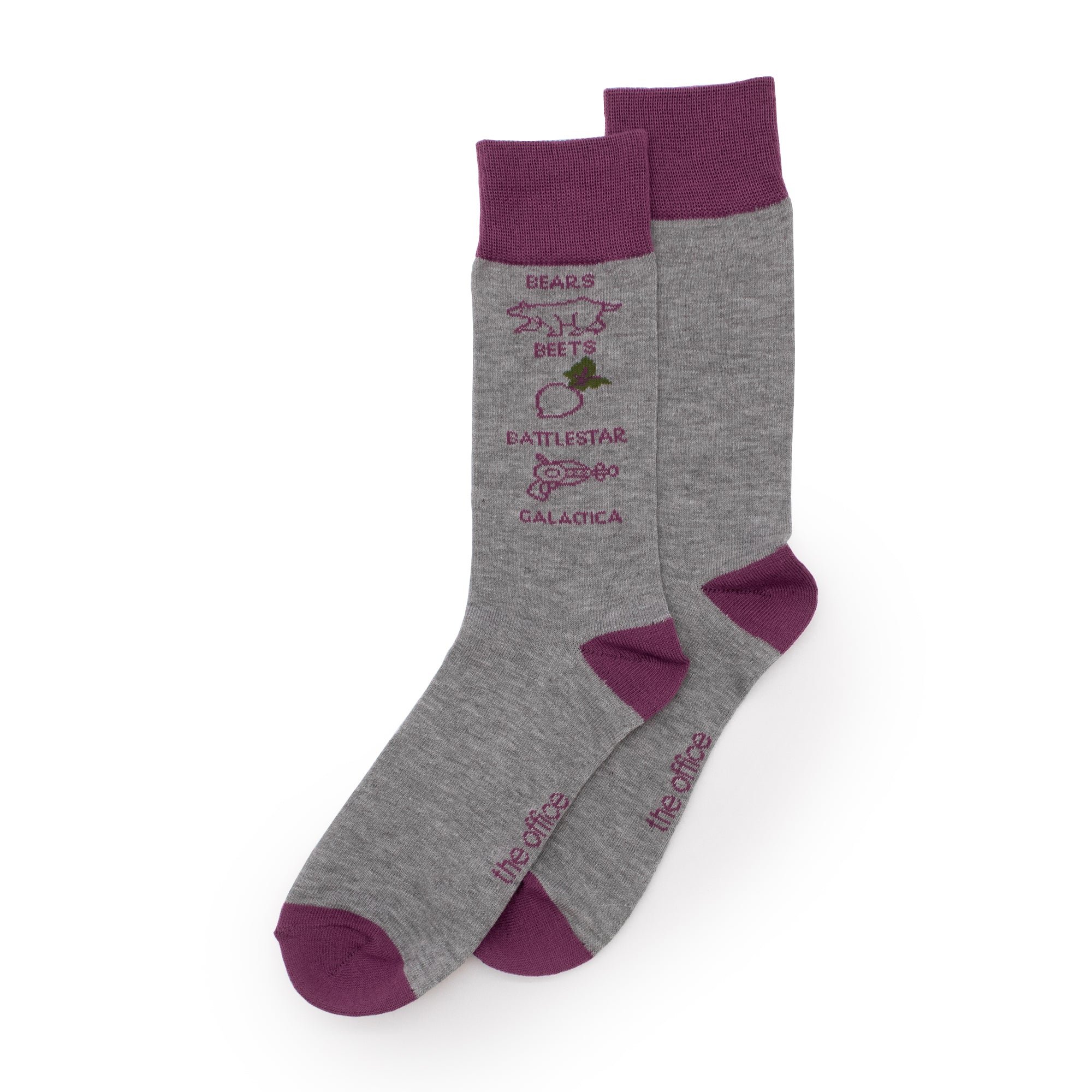 The Office Bears Beets Battlestar Crew Socks