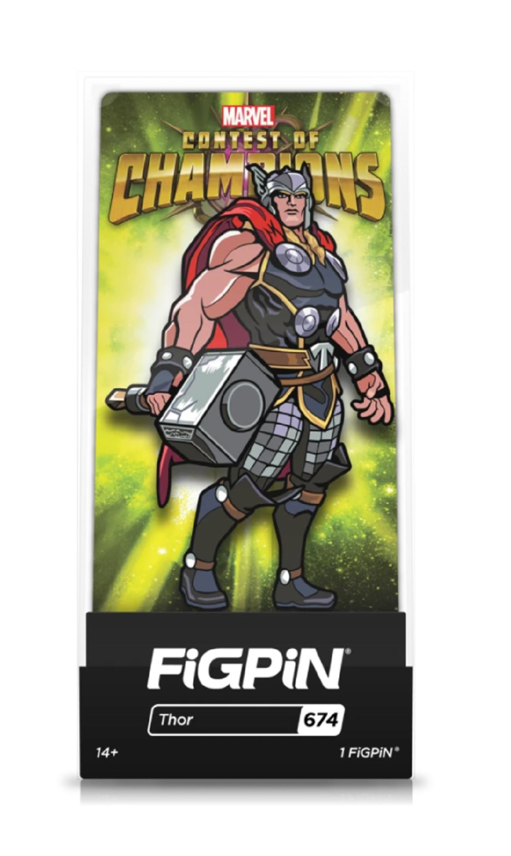 FIGPIN Marvel Contest Of Champions Thor #674 Enaml Pin