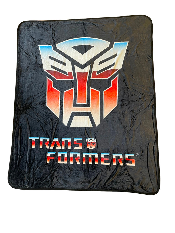 Hasbro Transformers Autobot Symbol 80's Cartoon Throw Blanket