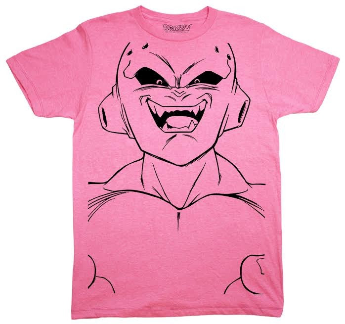 Dragon Ball Z DBZ Majin Buu Kid Buu Large Face Anime Adult T-Shirt