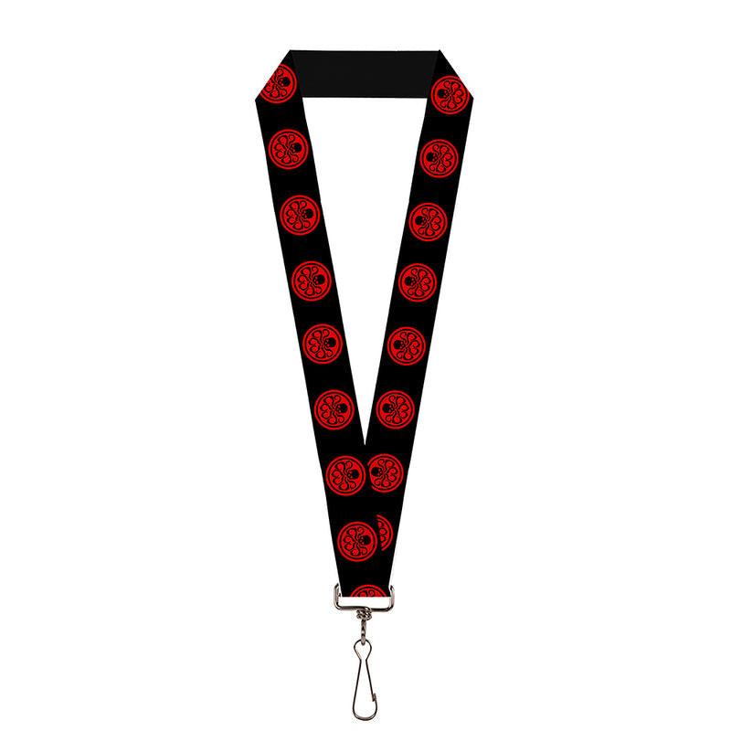 Marvel Comics Hydra Symbol Lanyard Neck Strap Id Holder