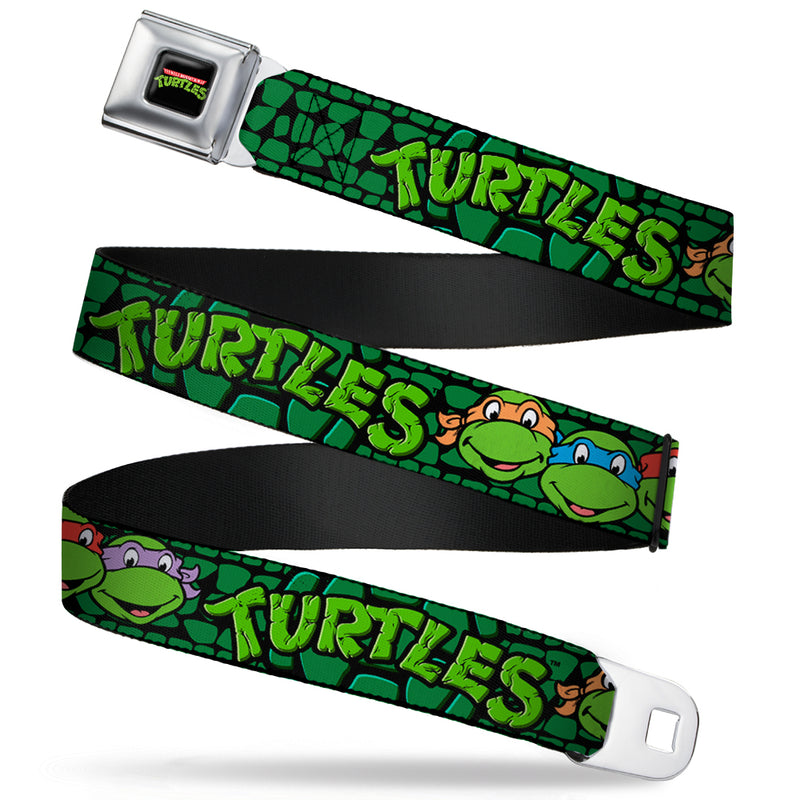 Teenage Mutant Ninja Turtles Classic Group Full Color Seatbelt Belt