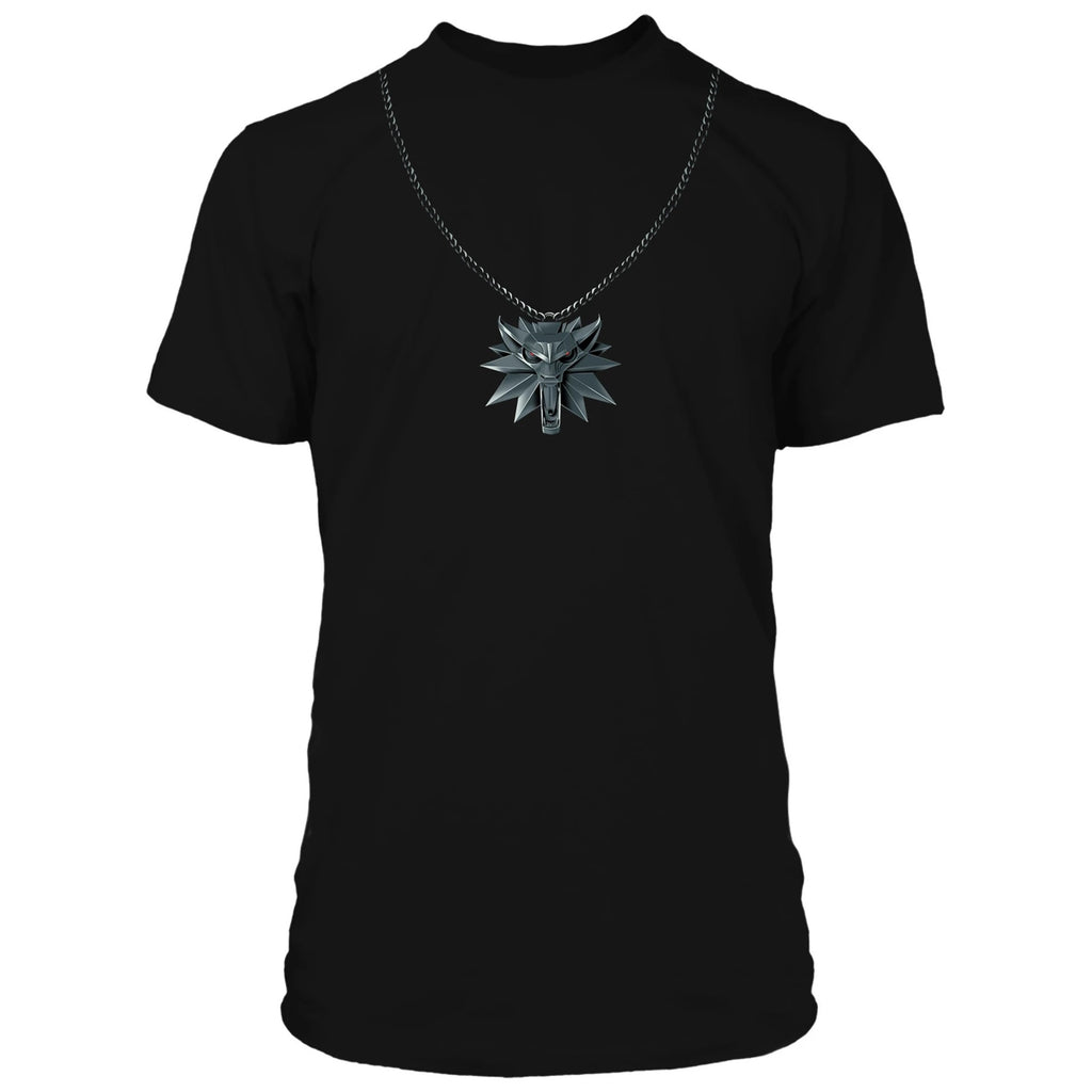 The Witcher 3 Wolf School Medallion Adult T-Shirt