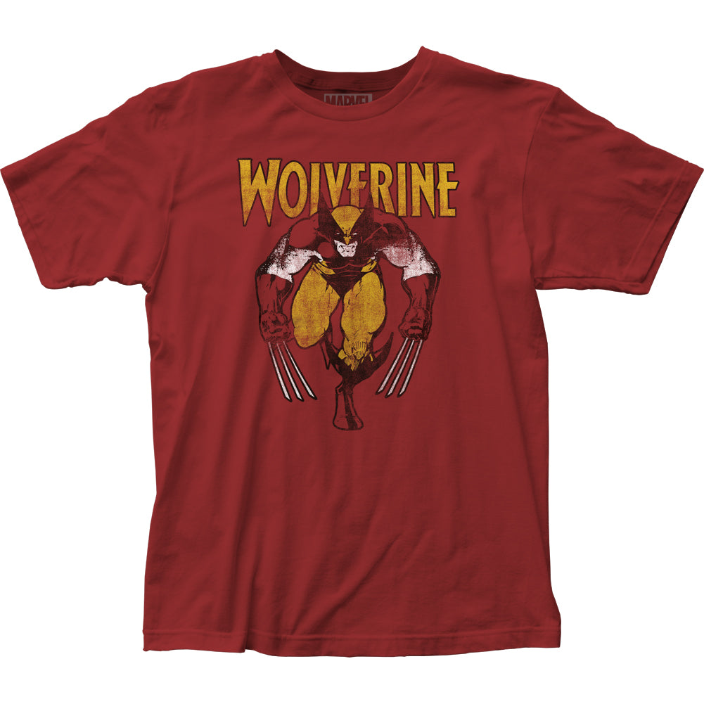 Marvel Comics Wolverine Red Adult T-Shirt