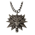 The Witcher 3 Necklace with White Wolf Medallion