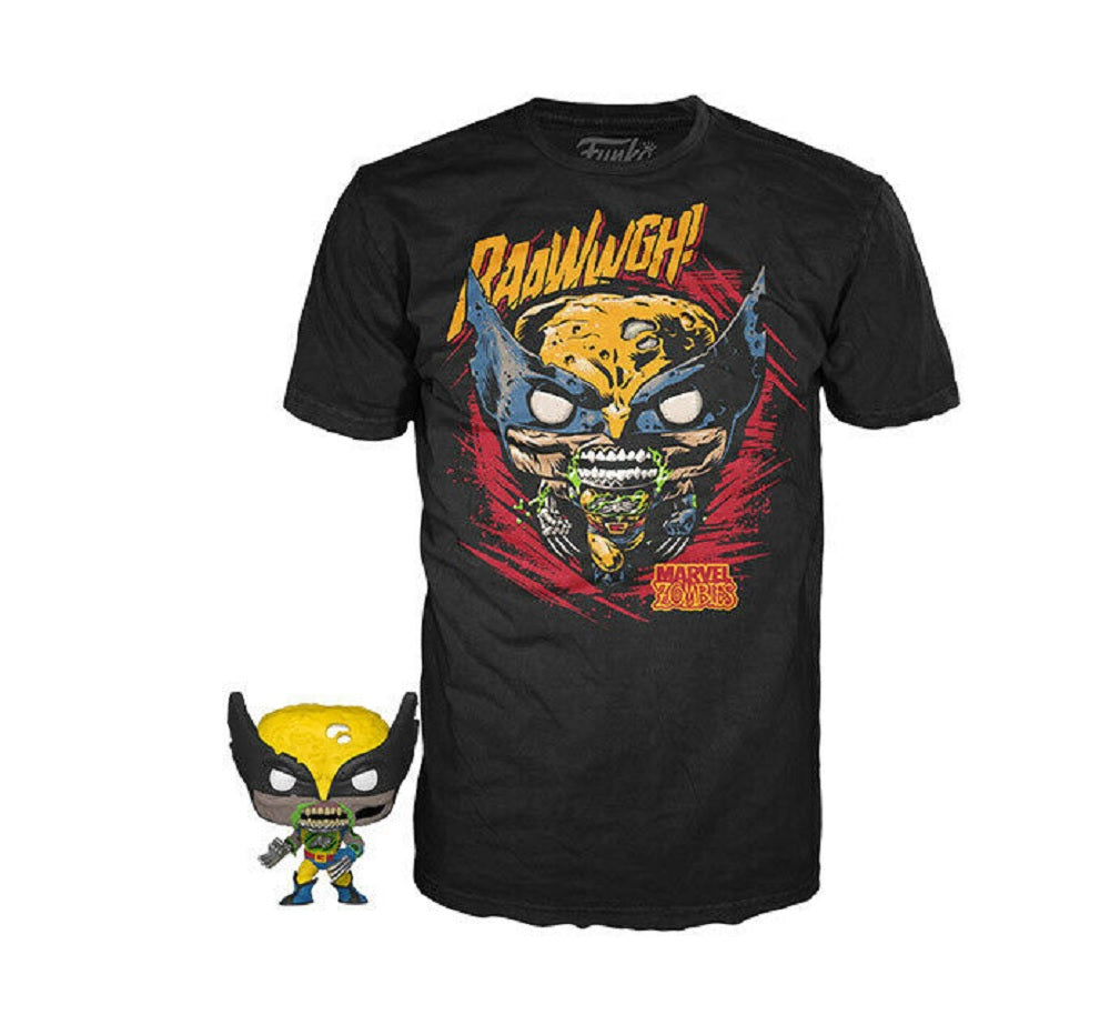 Funko Pocket Pop! and Tee Marvel Zombies Wolverine Adult T Shirt
