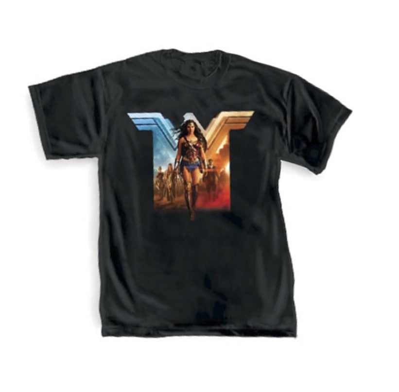 Wonder Woman Movie Red And Blue DC Comics Premium Adult T-Shirt