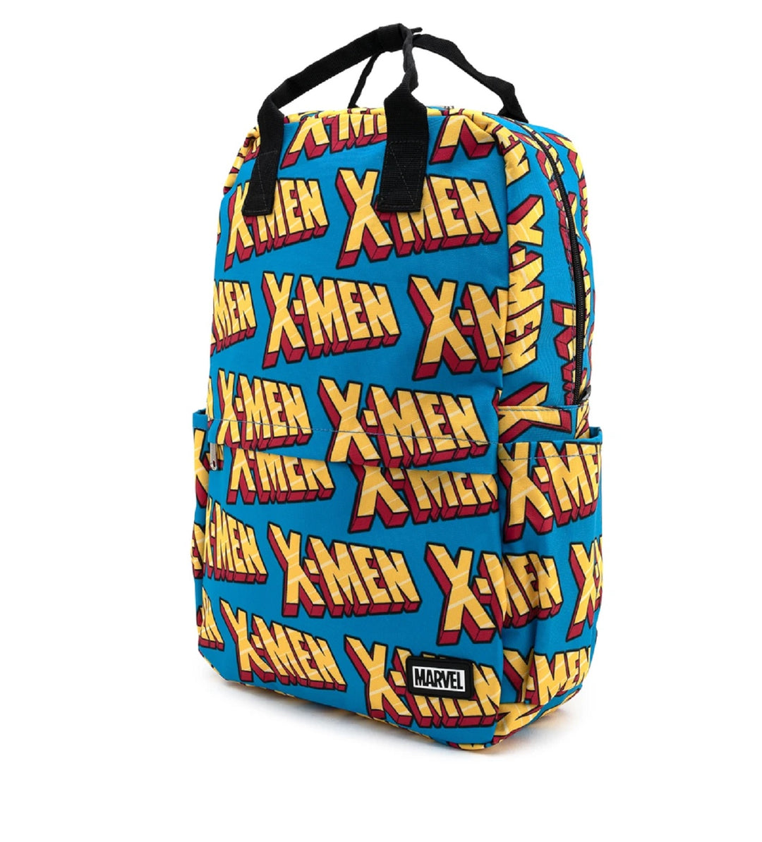 X-Men Logo All Over Print Marvel Nylon Backpack by Loungefly