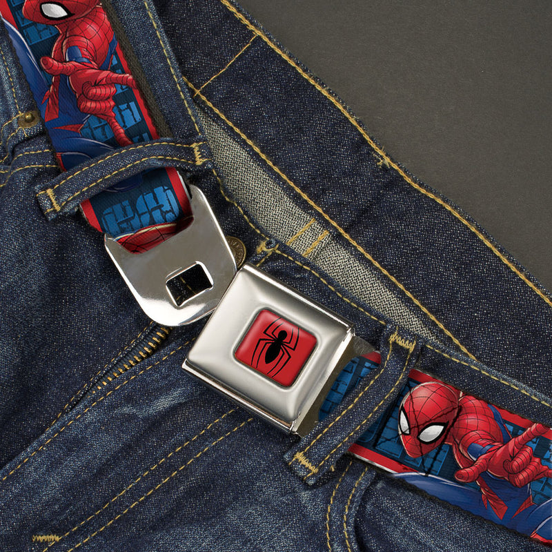 Marvel Ultiamte Spider-Man Action Poses Full Color Seatbelt Belt