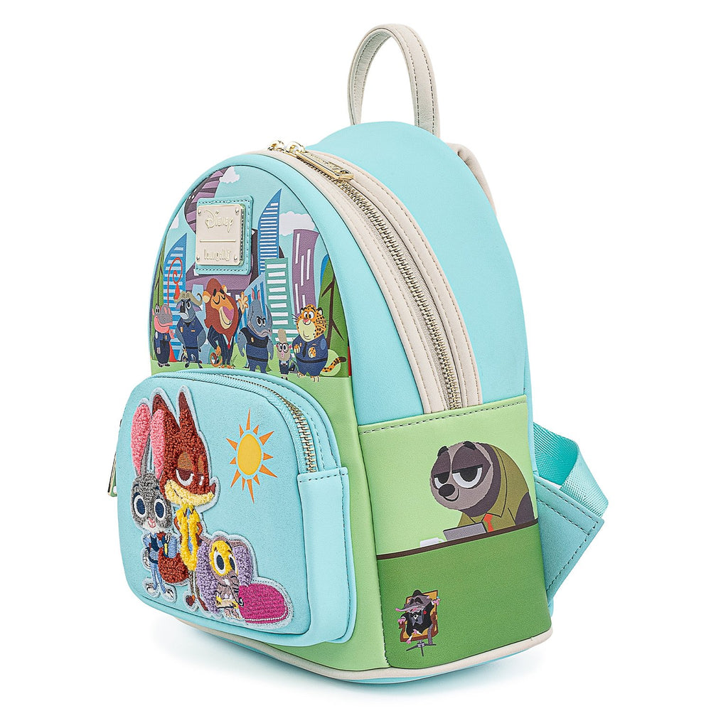Loungefly Disney Zootopia Chibi Group Mini Backpack Bag