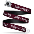 Supernatural Join the Hunt Symbols Scattered Reds White Seatbelt Belt